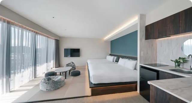 FAV LUX 飛驒高山｜高山站步行3分/方便至宮川朝市-現代和室: 景觀衛浴【不挑房】-2