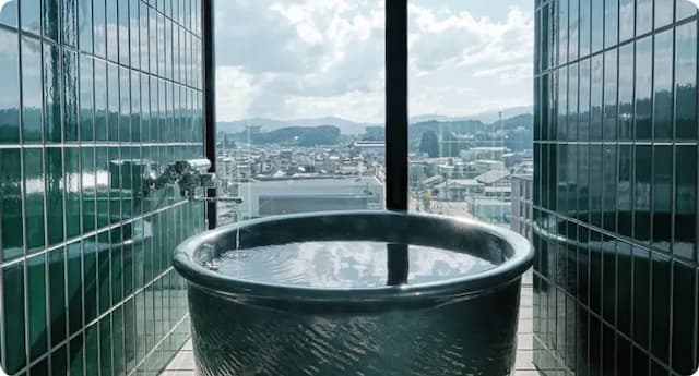 FAV LUX 飛驒高山｜高山站步行3分/方便至宮川朝市-現代和室: 景觀衛浴【不挑房】-1