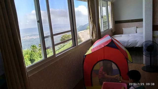 스카이 라운지 b&b, 대만, 일월담, 시투 근처 seukai launji b&b, daeman, il-woldam, situ geuncheo-Parent-child Game Quadruple Room-9