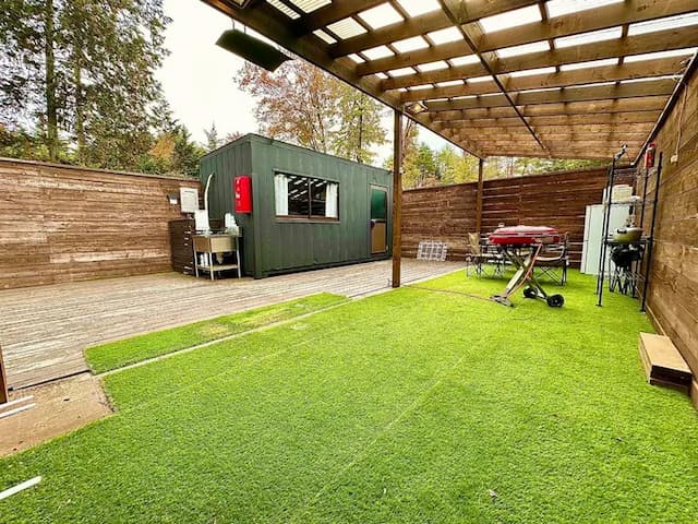 BULLs 캠프 [후지산 기슭, 자연에 둘러싸인 반려동물과 함께 묵을 수 있는 게스트하우스].-【1일 1組限定】프리미엄 빌라, 비일상을 맛볼 수 있는 프라이빗한 공간【텐트 사우나 포함・반려동물 OK!】-10