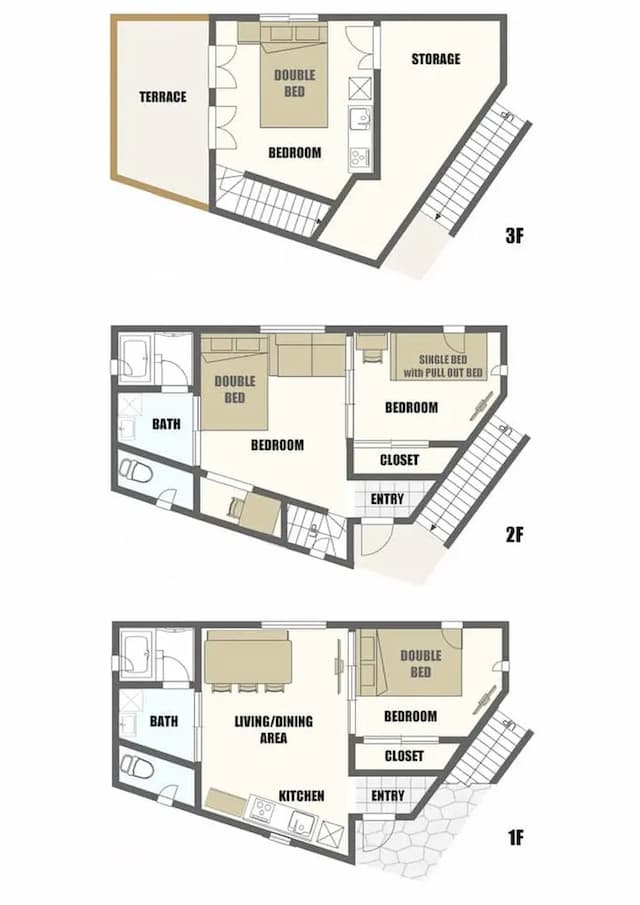 New Open Homey Style | Shibuya 4Bedrooms｜5min to Shinjuku-B Friends’ family private room for eight persons-15