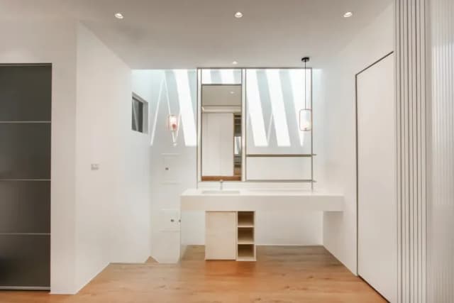 二樓公用洗手檯面