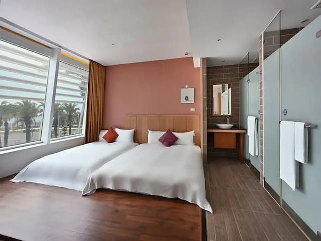 イン ヤン ホテル｜旗津海岸公園の向かい、旗津老街に隣接-Family Room View Room-5