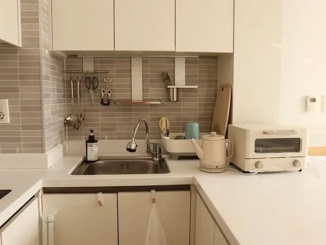 迷你 Studio｜近釜田站 西面站 田浦咖啡街-城景｜2-3人入住-4