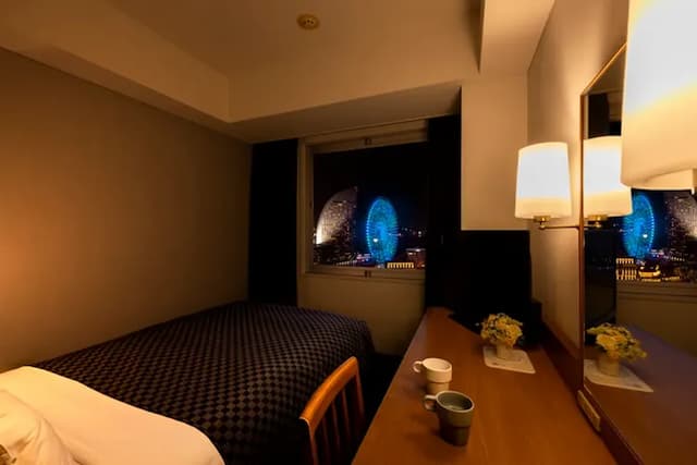 橫濱櫻木町華盛頓飯店｜櫻木町站前/近橫濱空中纜車站/方便至橫濱紅磚倉庫-標準雙人房｜可帶不佔床兒童(0-6歲) 1位【不挑房】-3