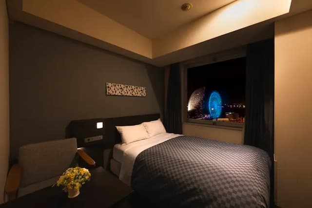 橫濱櫻木町華盛頓飯店｜櫻木町站前/近橫濱空中纜車站/方便至橫濱紅磚倉庫-高級雙人房(海景)｜可帶不佔床兒童(0-6歲) 1位【不挑房】-1