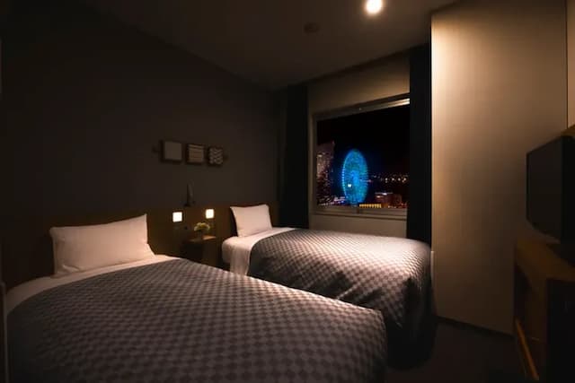 橫濱櫻木町華盛頓飯店｜櫻木町站前/近橫濱空中纜車站/方便至橫濱紅磚倉庫-休閒雙床房｜可帶不佔床兒童(0-6歲) 2位【不挑房】-3