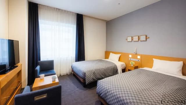 橫濱櫻木町華盛頓飯店｜櫻木町站前/近橫濱空中纜車站/方便至橫濱紅磚倉庫-高級雙床房(海景)｜可帶不佔床兒童(0-6歲) 2位【不挑房】-4