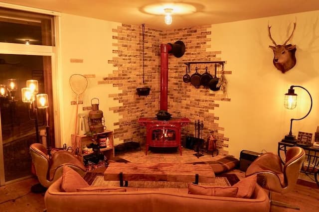 リビング薪ストーブ