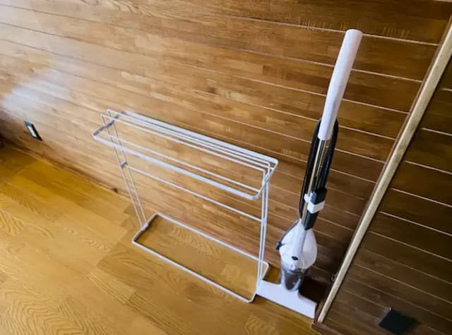 タオルかけ、掃除機