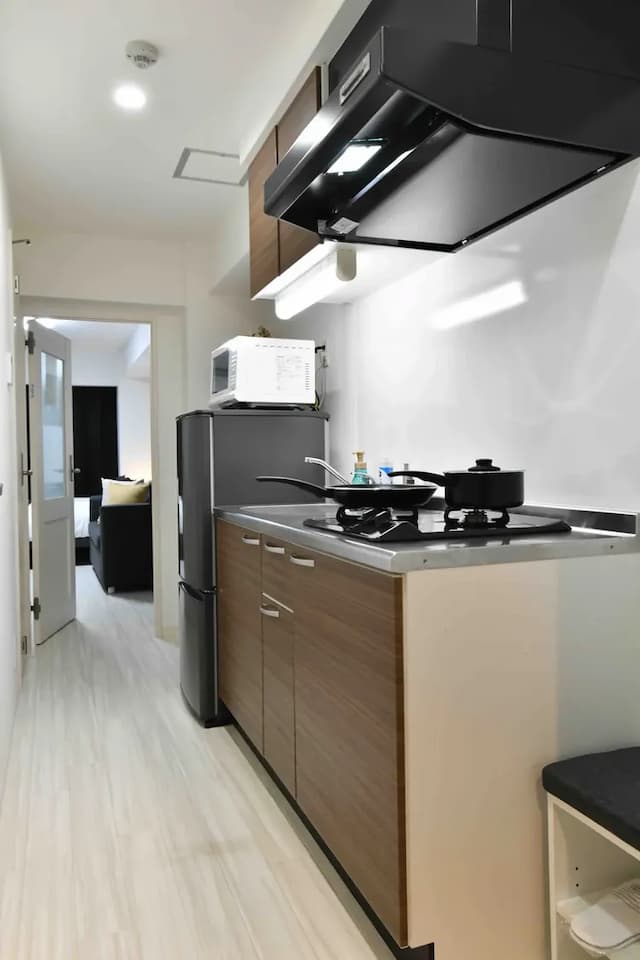 FL民宿 日本橋｜浪速區/車站步行6分/1 至 4 人/一線直達京都/40 吋電視+Netflix-位於大阪充滿活力的浪速區的舒適公寓，車站步行6分鐘，可供 1 至 4 人入住，配備 40 吋電視（可收看 Netflix）-15