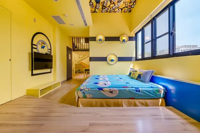 Happiness Romantic B&B-Standard Quadruple Room（Minions）-3