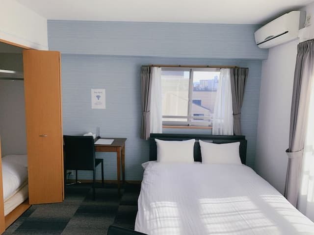 Obri-2-長期宿泊にぴったり！アイロン・洗濯機・冷蔵庫・キッチン・無料WIFI・タオルなど完備!-7