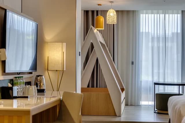 Boutech Wuri Village Hotel-Family room for four persons (balcony)-4