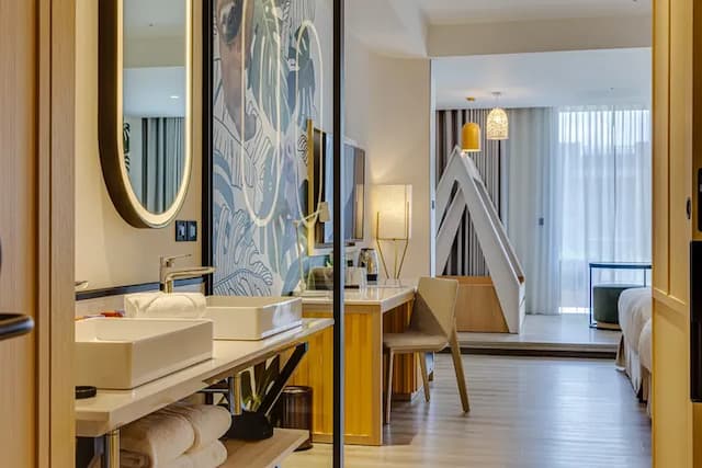 Boutech Wuri Village Hotel-Family room for four persons (balcony)-3