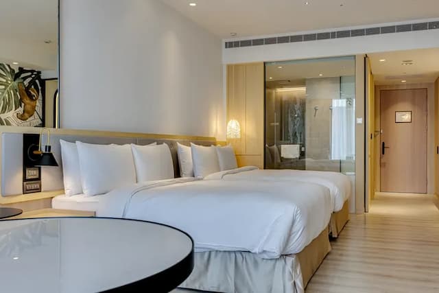 Boutech Wuri Village Hotel-Family room for four persons (balcony)-1