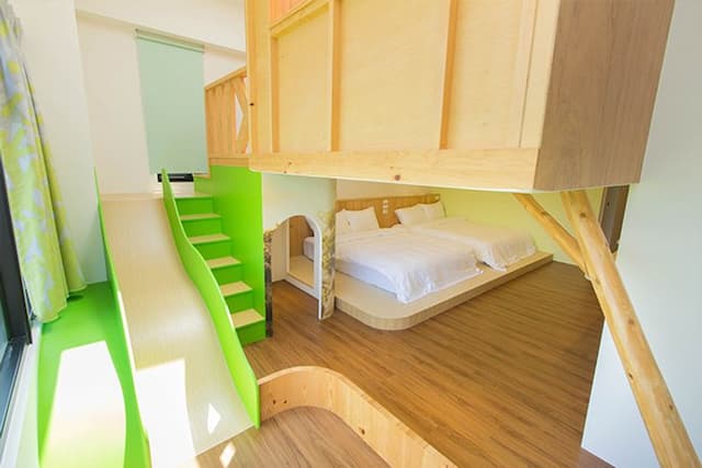 梅花森林民宿-森林松鼠 ( 2大2小親子房 )-2