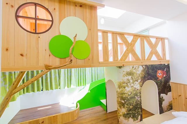 梅花森林民宿-森林松鼠 ( 2大2小親子房 )-5