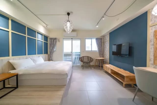 #陽台#雙人房 #有電梯 #乾濕分離衛浴 #暖氣 #冷氣