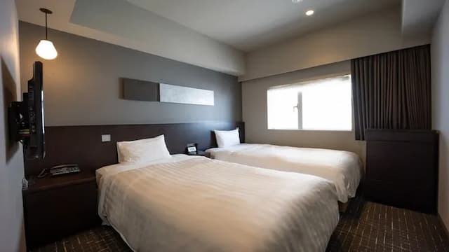 廣島華盛頓飯店｜廣島電鐵八丁堀站步行5分/廣島PARCO步行3分-休閒雙床房｜可帶不佔床兒童(0-6歲) 2位【不挑房】-1