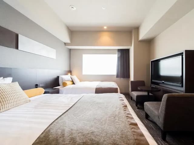 廣島華盛頓飯店｜廣島電鐵八丁堀站步行5分/廣島PARCO步行3分-雙床房｜可帶不佔床兒童(0-6歲) 2位【不挑房】-3