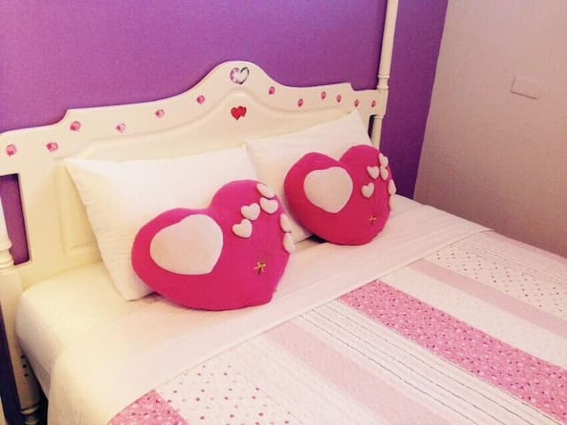 衿日林民宿丨可12-38人包棟丨烤肉、歡唱、戲水池-英式風雙人套房-2