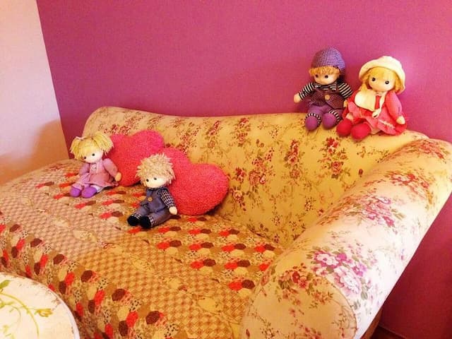 衿日林民宿丨可12-38人包棟丨烤肉、歡唱、戲水池-英式風雙人套房-3