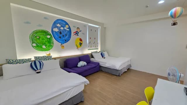 超平價民宿風格館-飛高高四人房-14