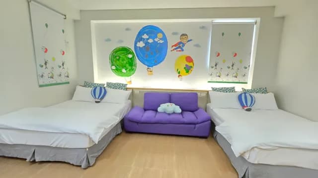 超平價民宿風格館-飛高高四人房-12