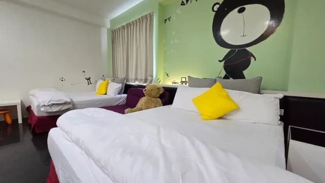 超平價民宿風格館-黑嚕嚕四人房-14