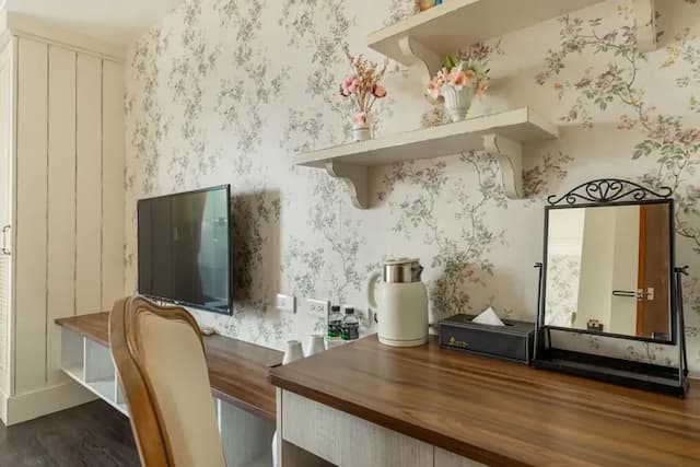 墾丁後灣 南法風情海景民宿｜近海洋生物博物館-山景雙人房-6