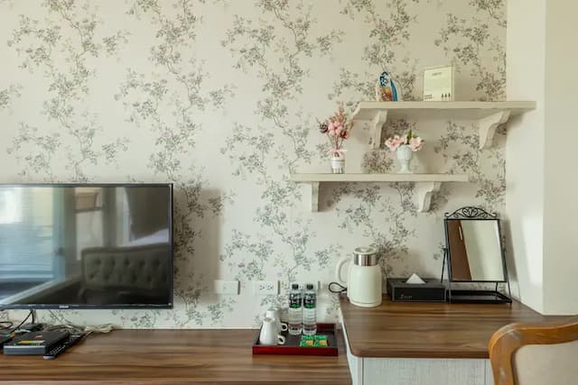 墾丁後灣 南法風情海景民宿｜近海洋生物博物館-山景雙人房-7