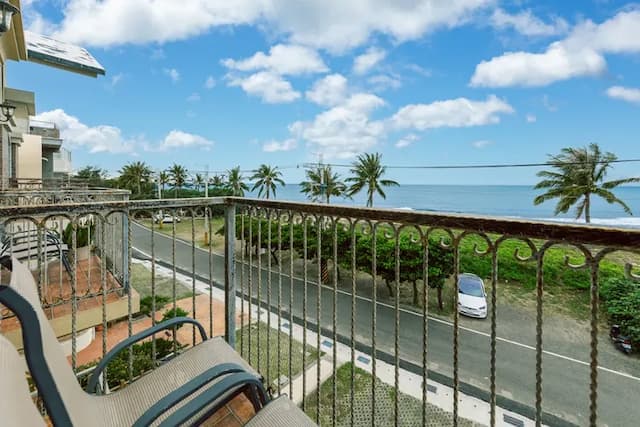 墾丁後灣 南法風情海景民宿｜近海洋生物博物館-豪華四人房-15