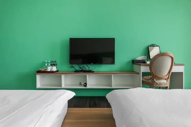 墾丁後灣 南法風情海景民宿｜近海洋生物博物館-豪華四人房-4