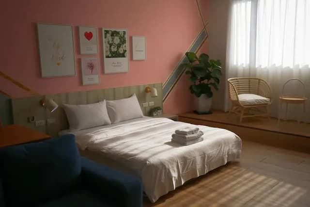 花落諾台南民宿 ｜安平老街、鄰近景點-豪華雙人房-6