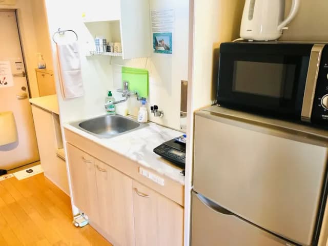 冷蔵庫・レンジ・ケトル