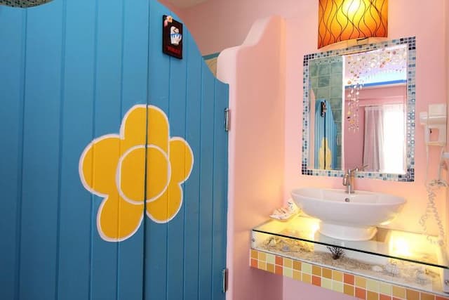 墾丁海之戀旅店-溫馨四人粉房-4