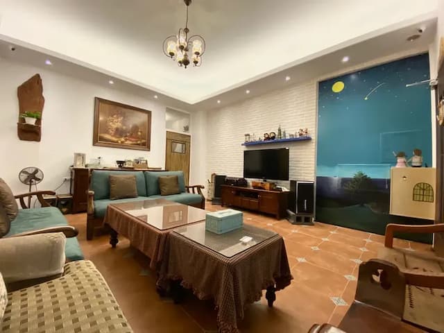 墾丁包棟民宿-童話民宿｜BBQ、電動麻將桌、音響設備、最高22人包棟-16人5房包棟(四人房*3+雙人房*2)-3