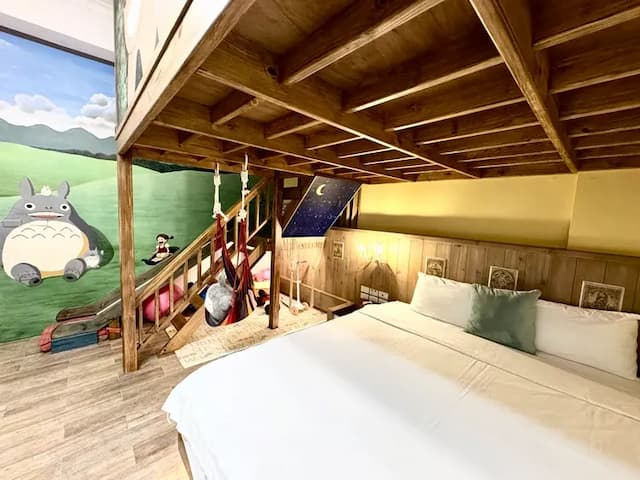 墾丁包棟民宿-童話民宿｜BBQ、電動麻將桌、音響設備、最高22人包棟-16人5房包棟(四人房*3+雙人房*2)-6