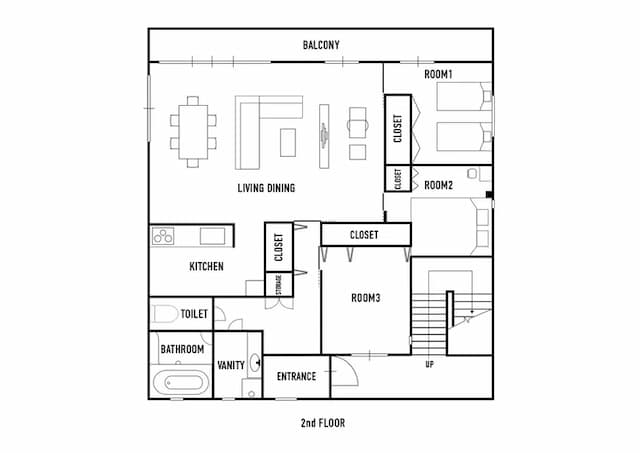 Ritomaru rooms Hakata Hakozaki-2階｜2名様～7名様まで-13