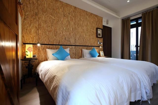 Mi Dou Li Life Hostel-Twin Room with Mountain View-2