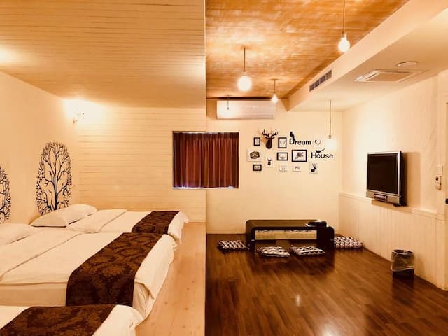 K-One Homestay-Classical six-person room-1