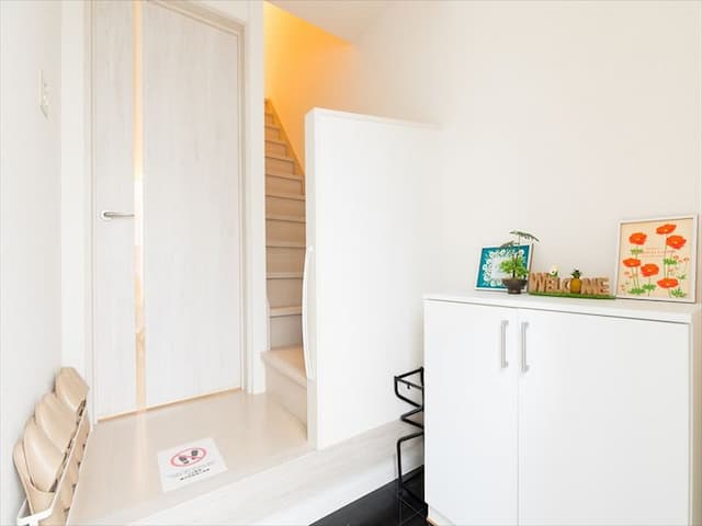 靠近大阪韓國城/桃谷站步行5分鐘/2室1廳/2層獨立屋/50㎡ 最大6人/提供Wi-Fi/鶴橋商店街環繞-2-6人 | 2張雙人床+2張沙發床-10