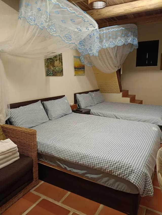 山后海珠民宿 | 觀海亭 x 山后民俗文化村-親愛家庭四人房-6