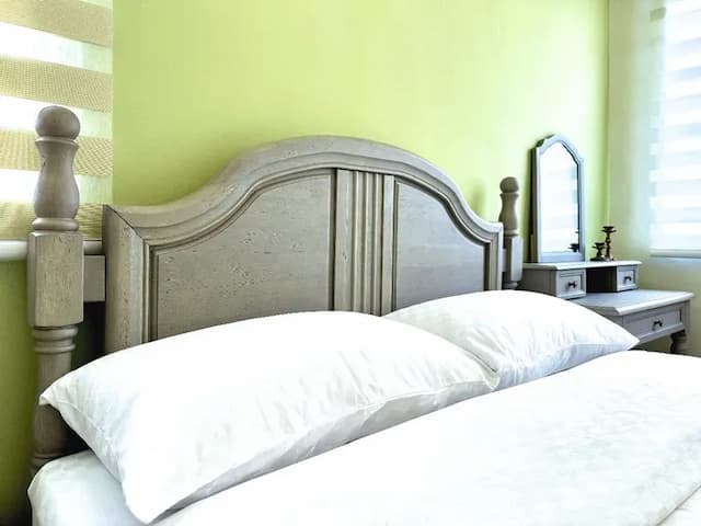 克洛德·莫內玫瑰房-法式雙人床