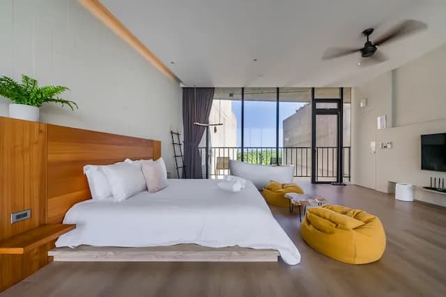 Ningxia Ocean-Deluxe Double Room with Balcony_4F-6