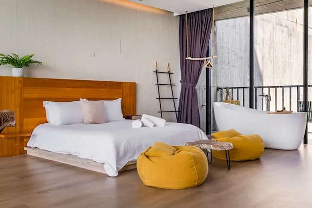 Ningxia Ocean-Deluxe Double Room with Balcony_4F-3