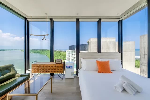 Ningxia Ocean-Double room with sea view_7F-3