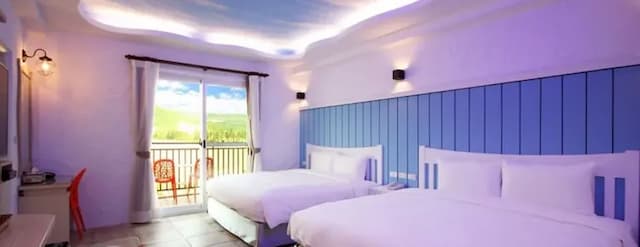 샤오위 리조트 호텔 인 더 씨 Island on the Sea-French style quadruple room (balcony + bathtub)-4