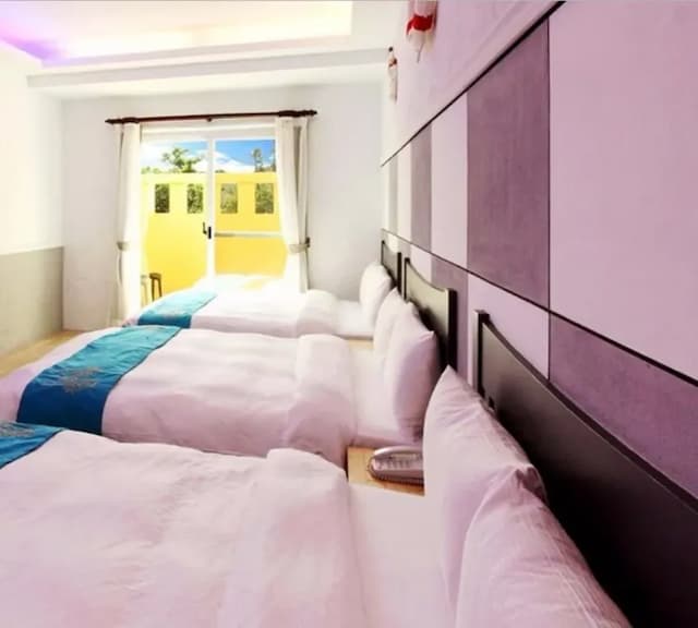 샤오위 리조트 호텔 인 더 씨 Island on the Sea-Ocean wind six person room (balcony)-2